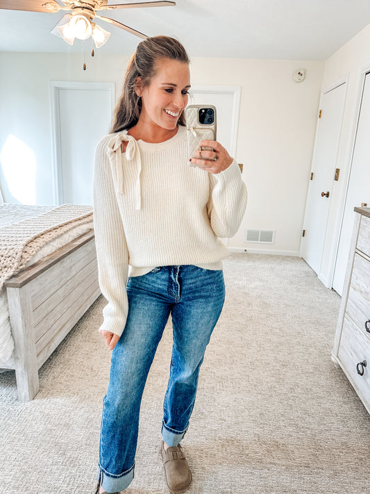Cozy Haven Cut Out Sweater