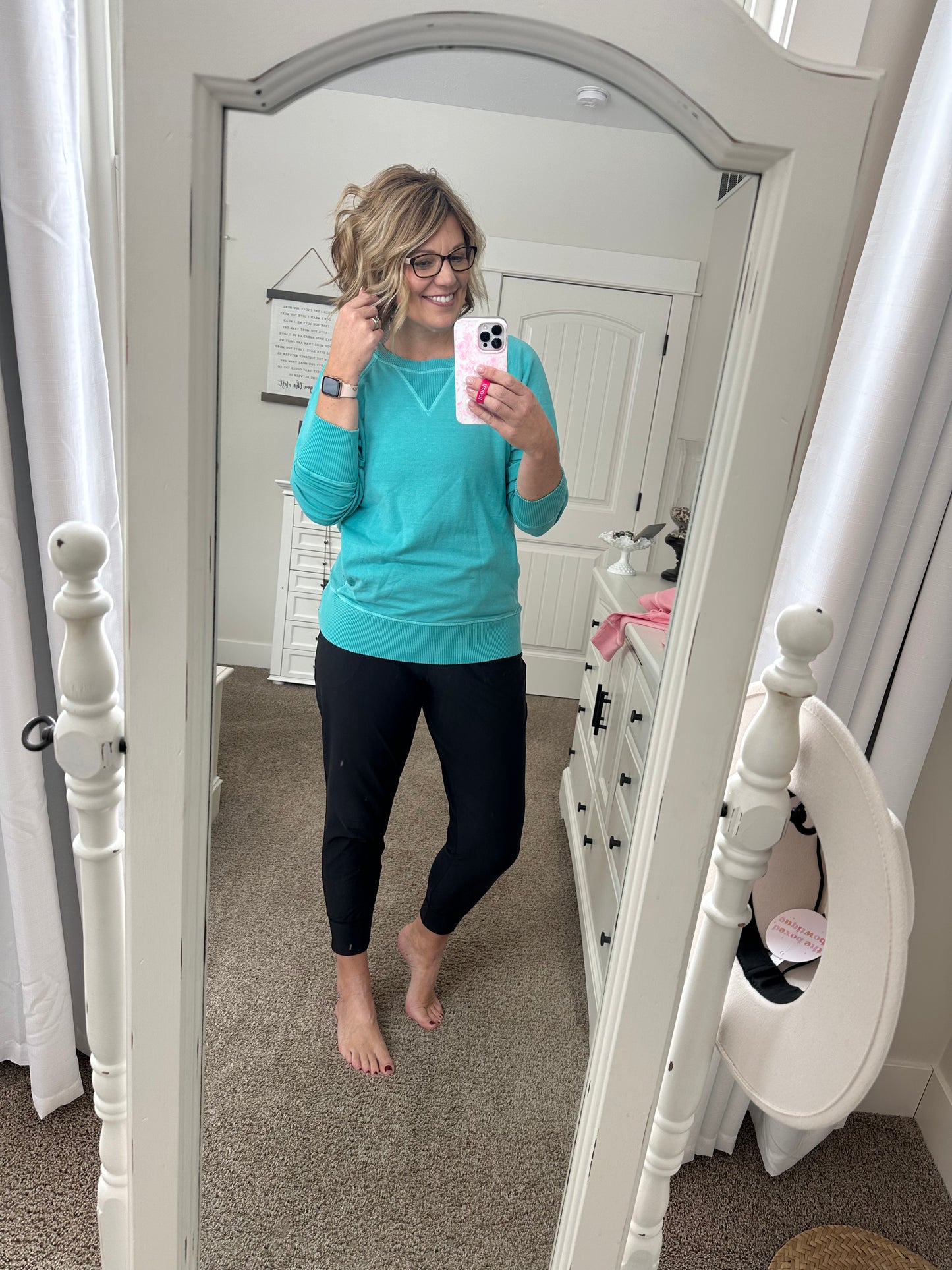 Turquoise Retreat Pullover