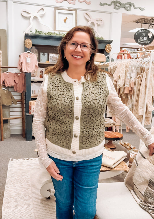 Oat Meadow Vest (S-XL)