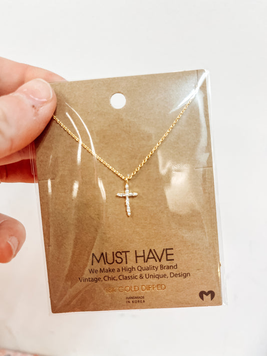 Living Hope Cross Necklace