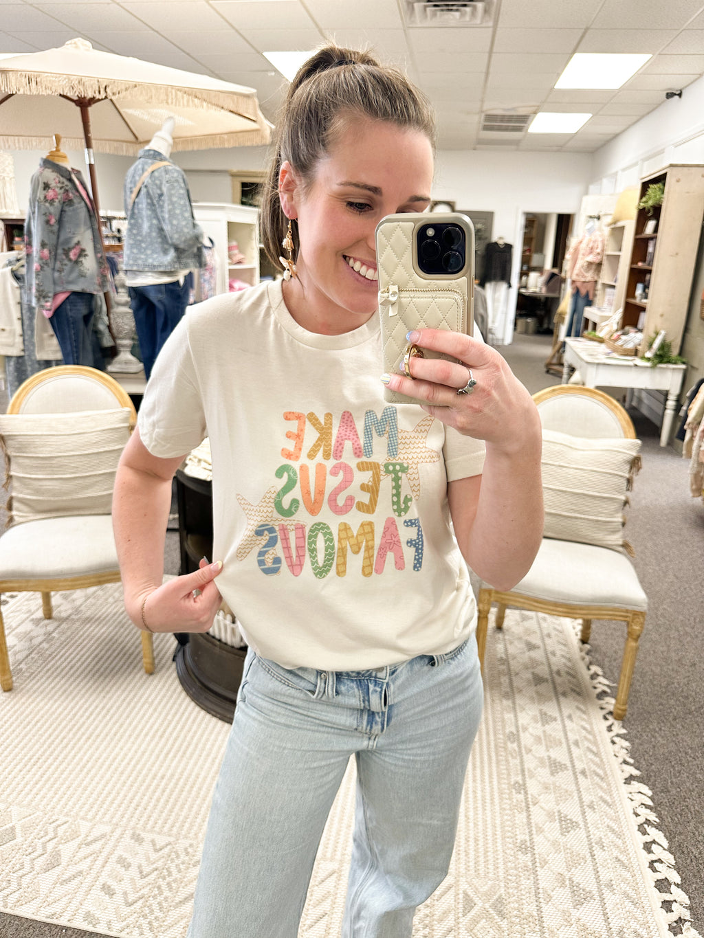 Make Jesus Famous Graphic Tee (S-3X)