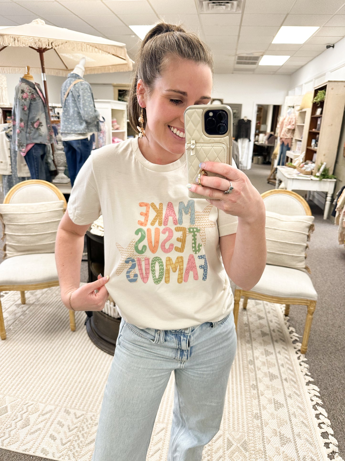 Make Jesus Famous Graphic Tee (S-3X)