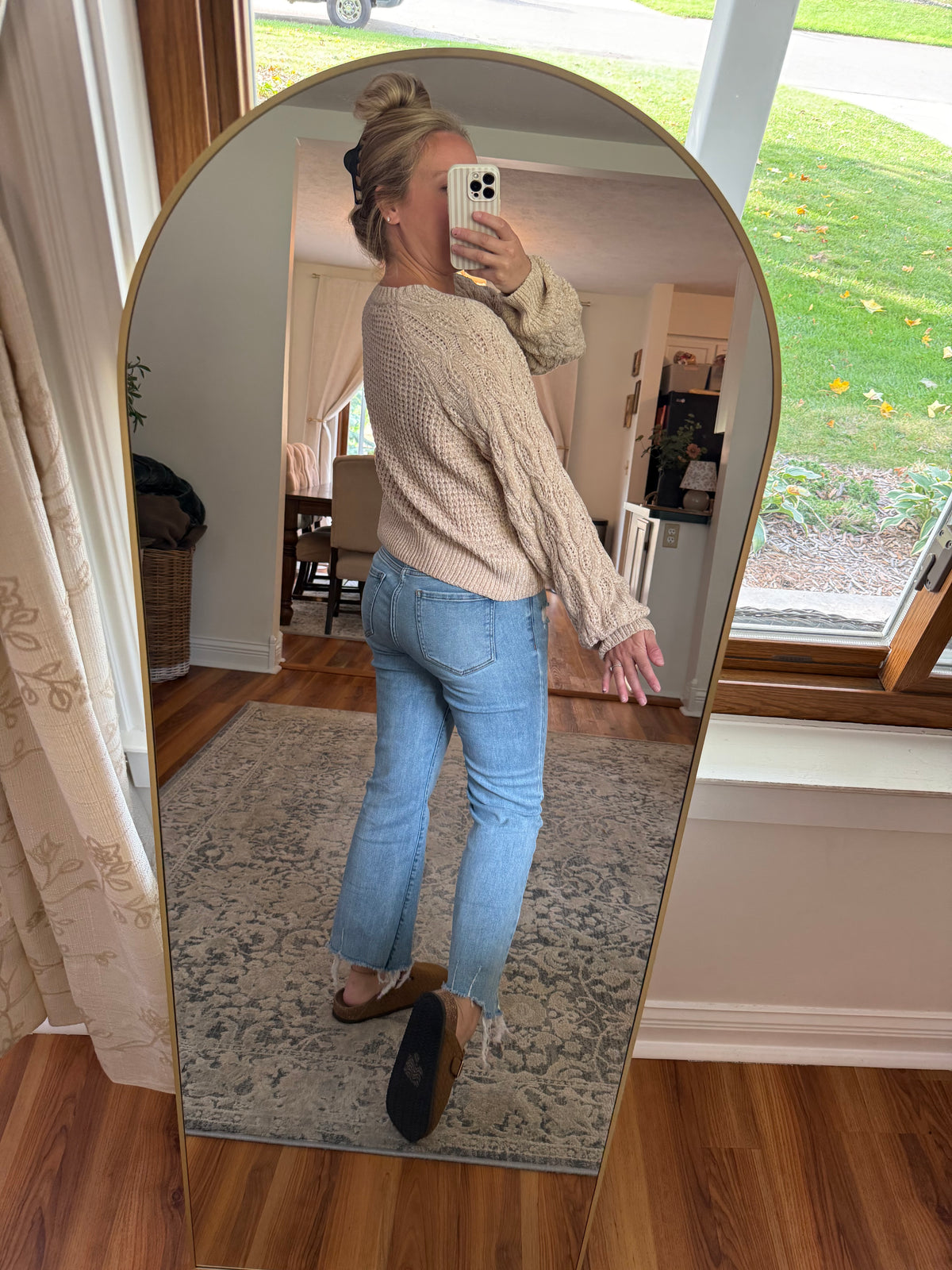 Cozy in Cables Knit Sweater