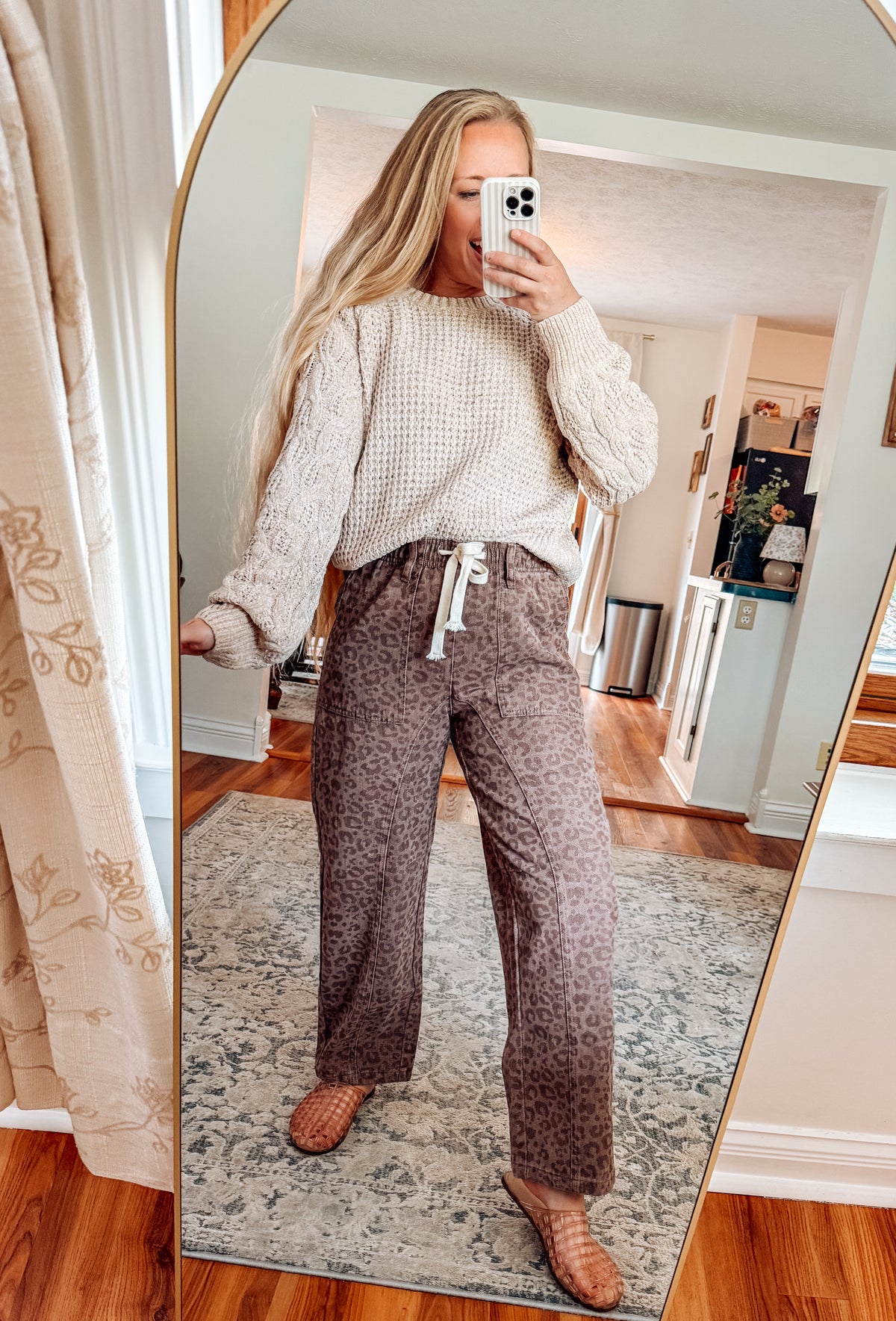 Cozy in Cables Knit Sweater