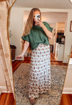 Thanksgiving Maxi Skirt