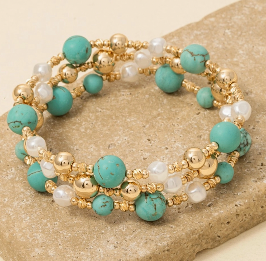Tammy Turquoise Bracelet Set