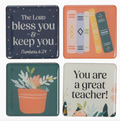 Bless You Teacher Magnet Set