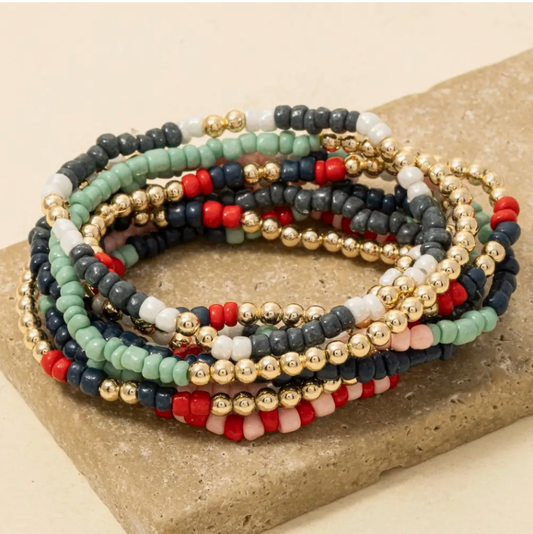 Stones Of Fall Bracelet Set (2 Colors)