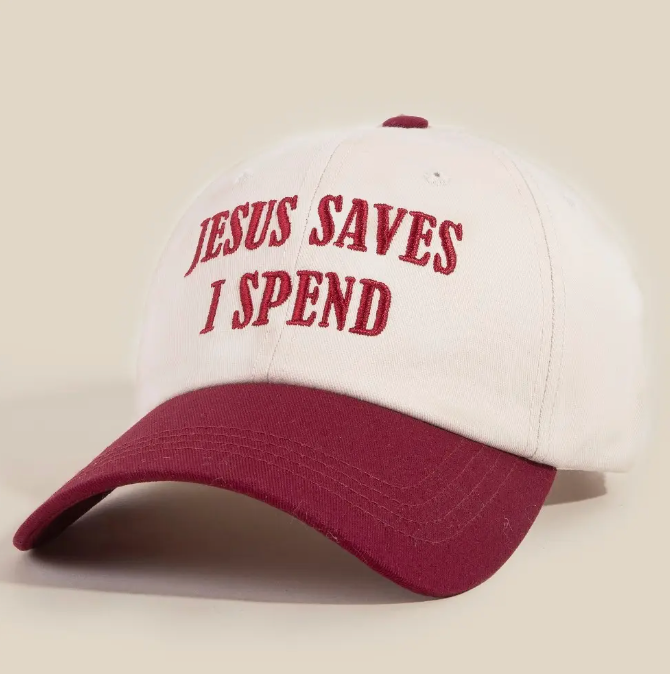 Jesus Saves, I Spend Trucker Hat (4 Colors)