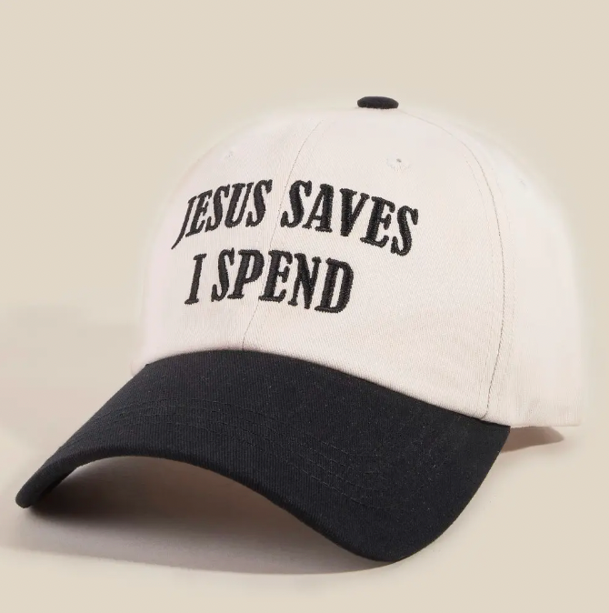 Jesus Saves, I Spend Trucker Hat (4 Colors)