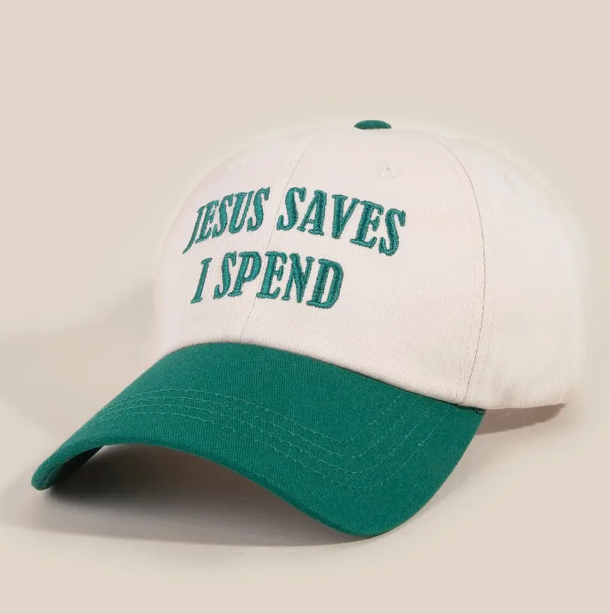 Jesus Saves, I Spend Trucker Hat (4 Colors)