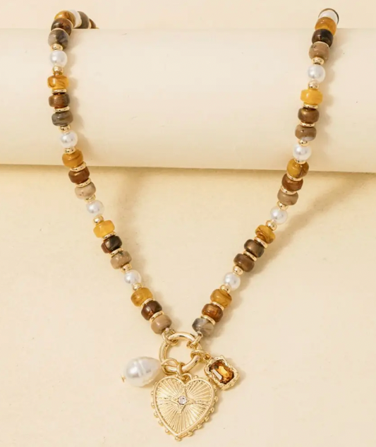 Chocolate Charm Necklace