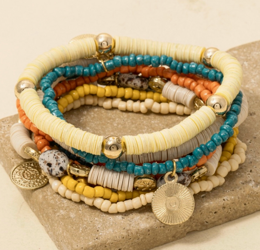 Stones Of Fall Bracelet Set