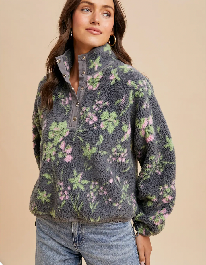 Snuggle Me Tight Sherpa Pullover