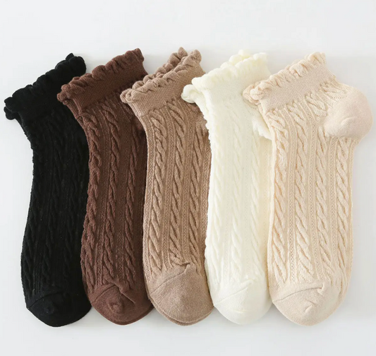 So Girly Ruffle Socks (Several Colors)