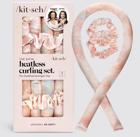 Satin Heatless Curling Set