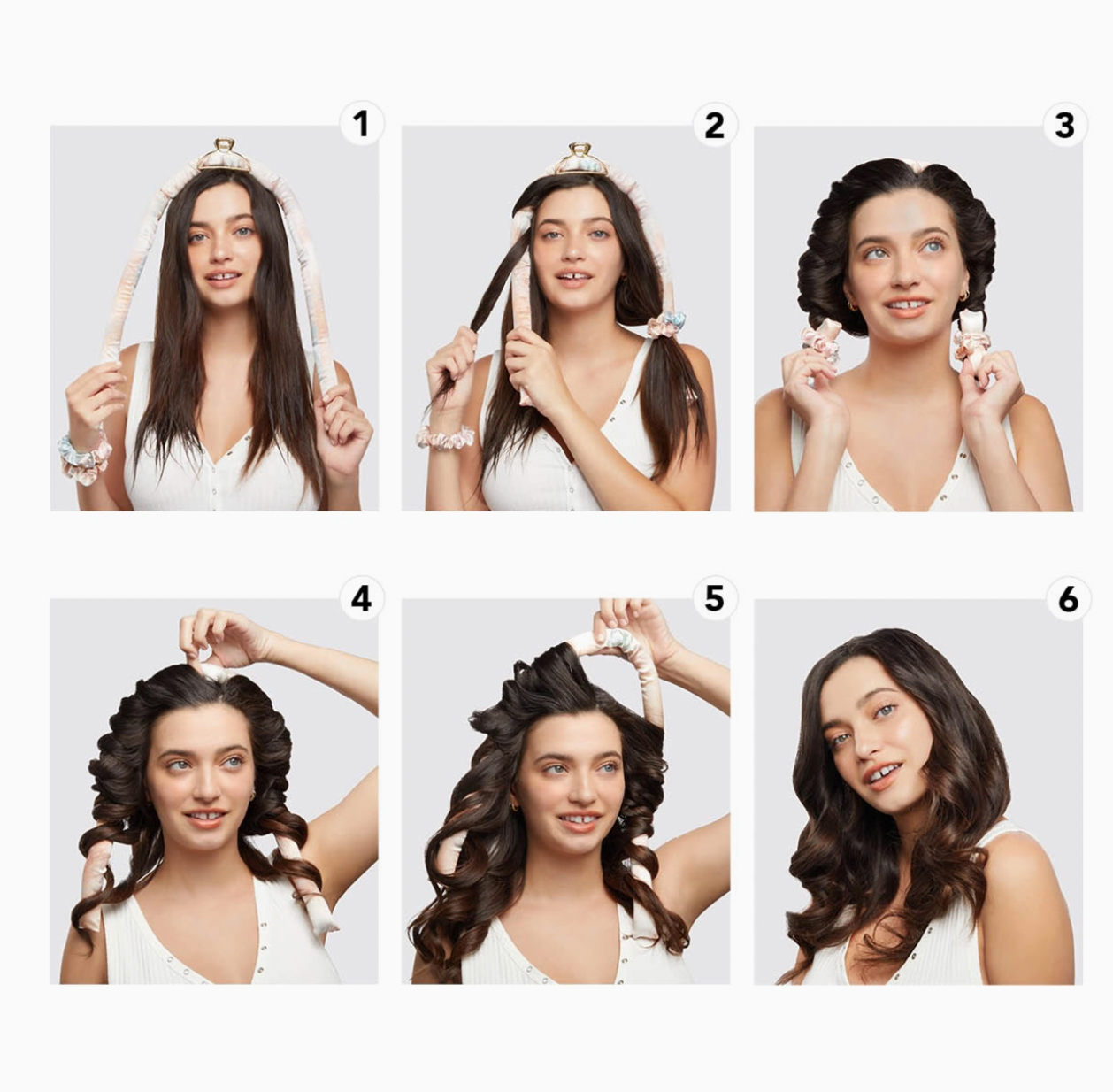 Satin Heatless Curling Set
