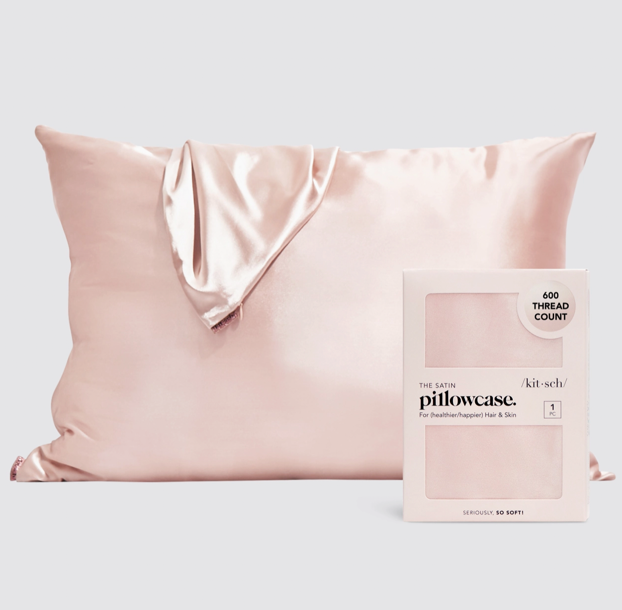 Blush Satin Pillowcase