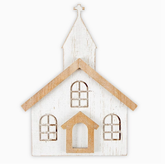 Country Church Wall Plaque