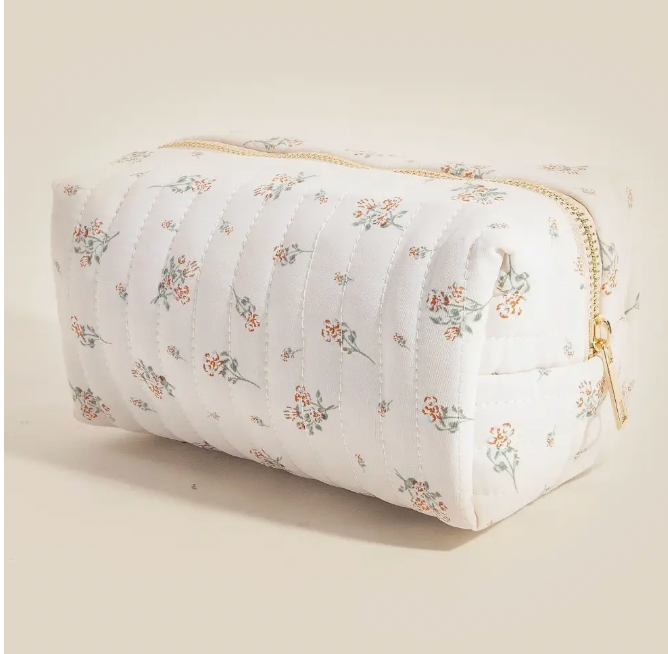 Quilted Cosmetic Bag