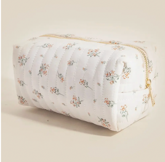 Quilted Cosmetic Bag