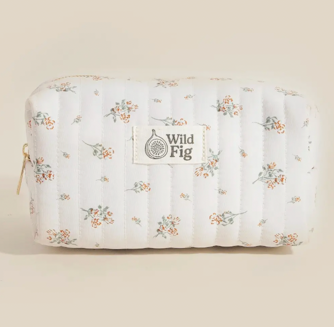 Quilted Cosmetic Bag