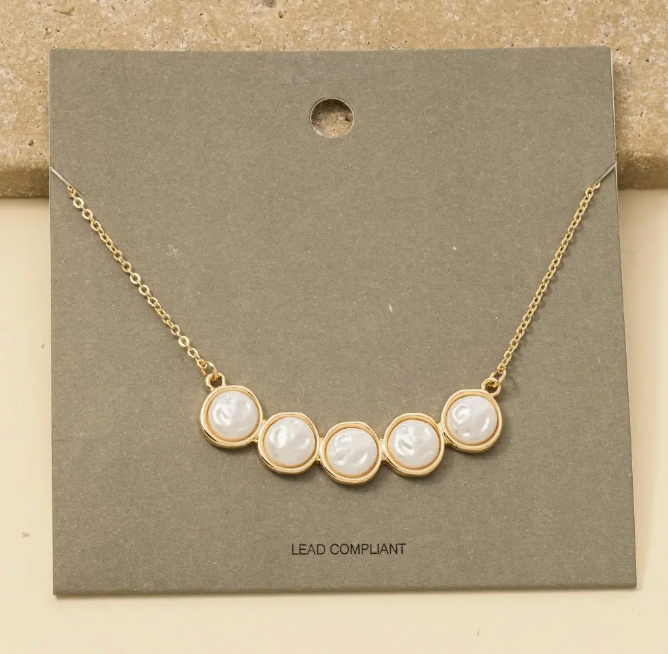 Penny Pearl Necklace