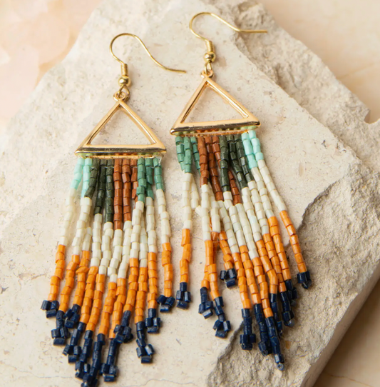 Cleo Clay Beaded Earrings