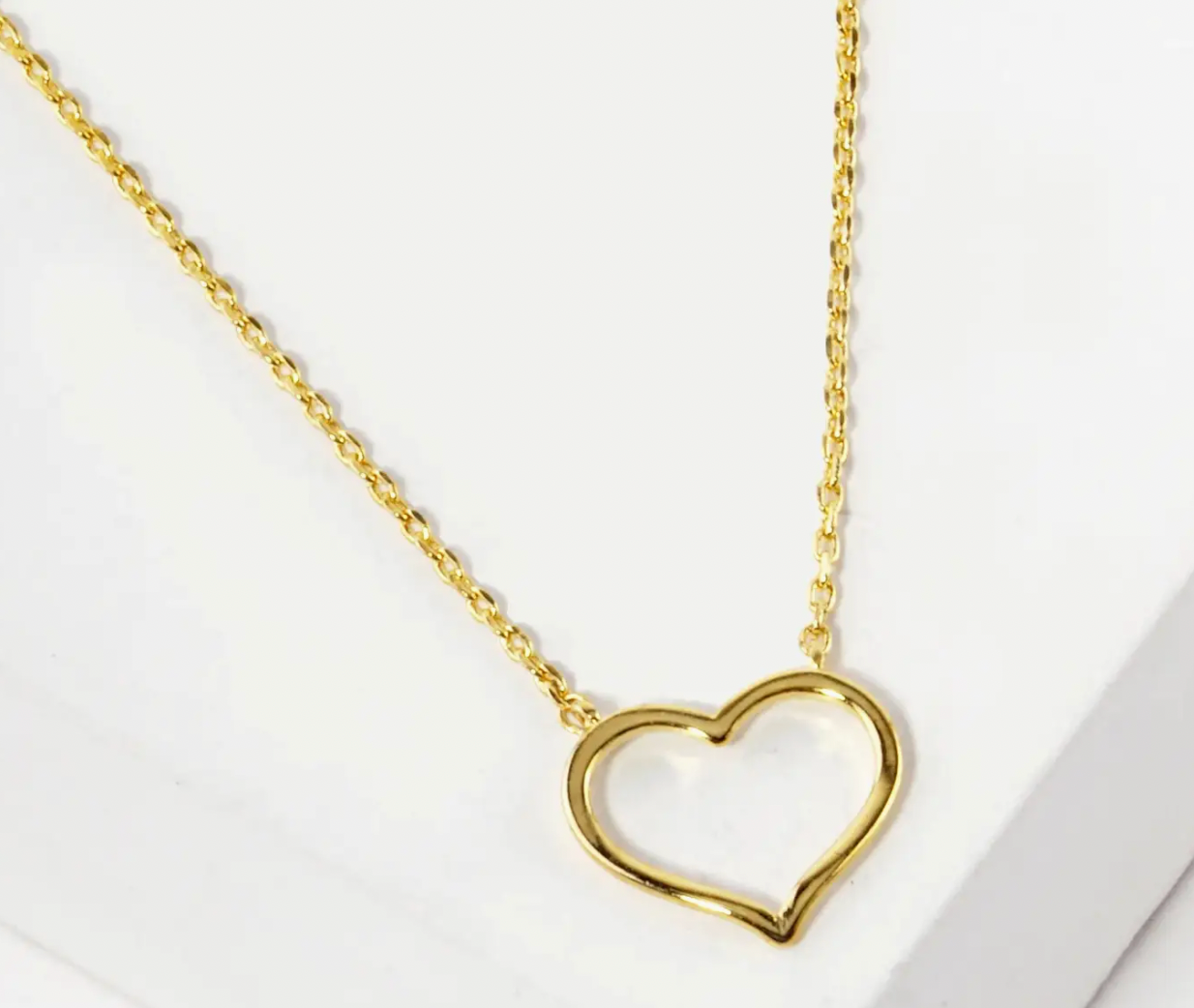 Open Heart Necklace