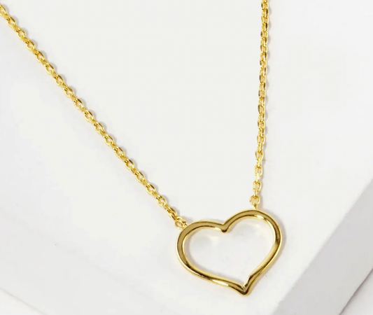 Open Heart Necklace