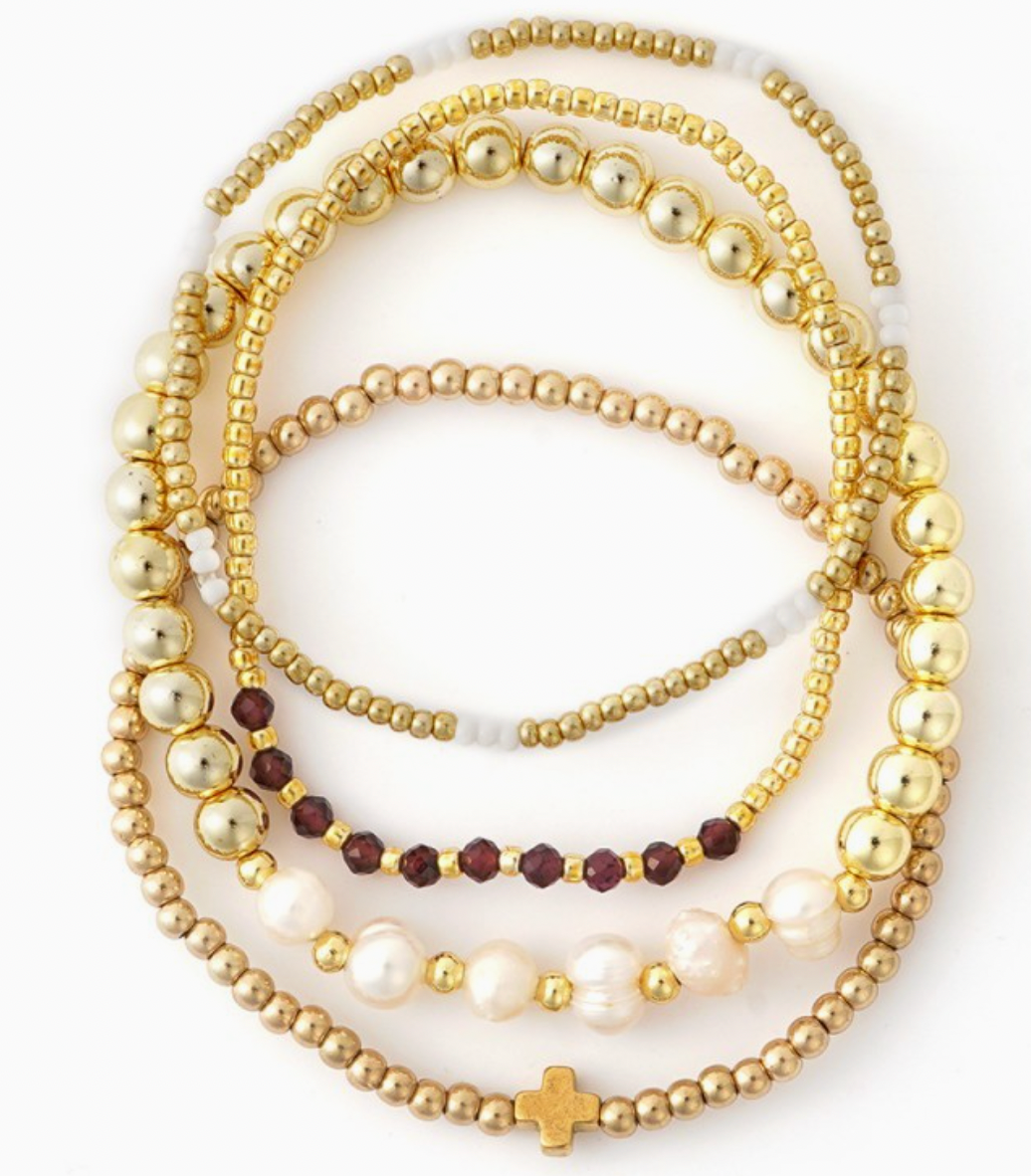 Stacked In Faith Bracelet Set