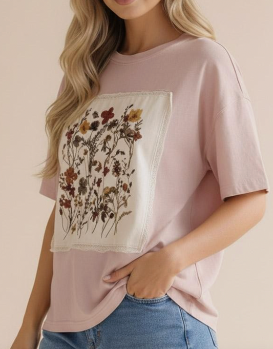 Picture Patchwork Top (2 Colors)