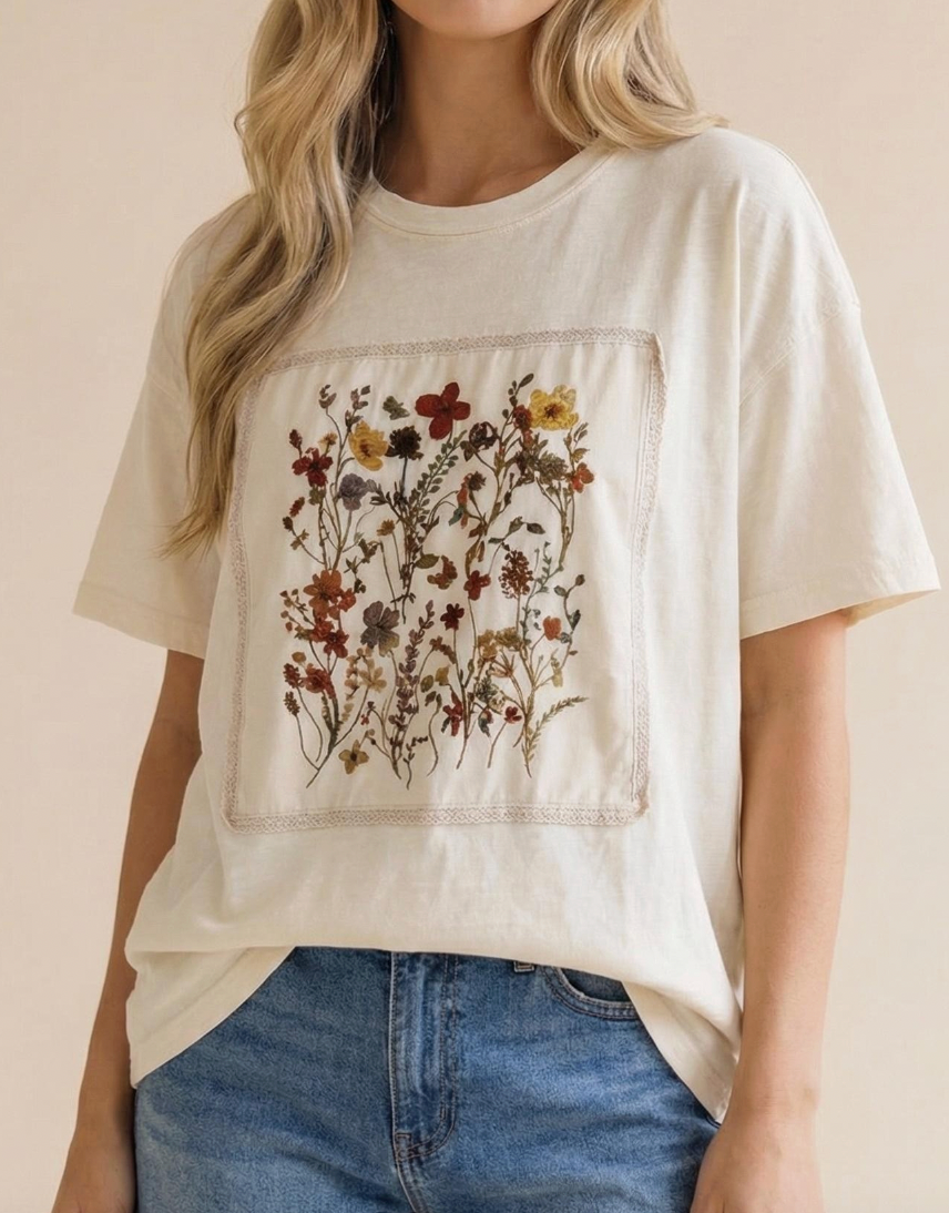 Picture Patchwork Top (2 Colors)