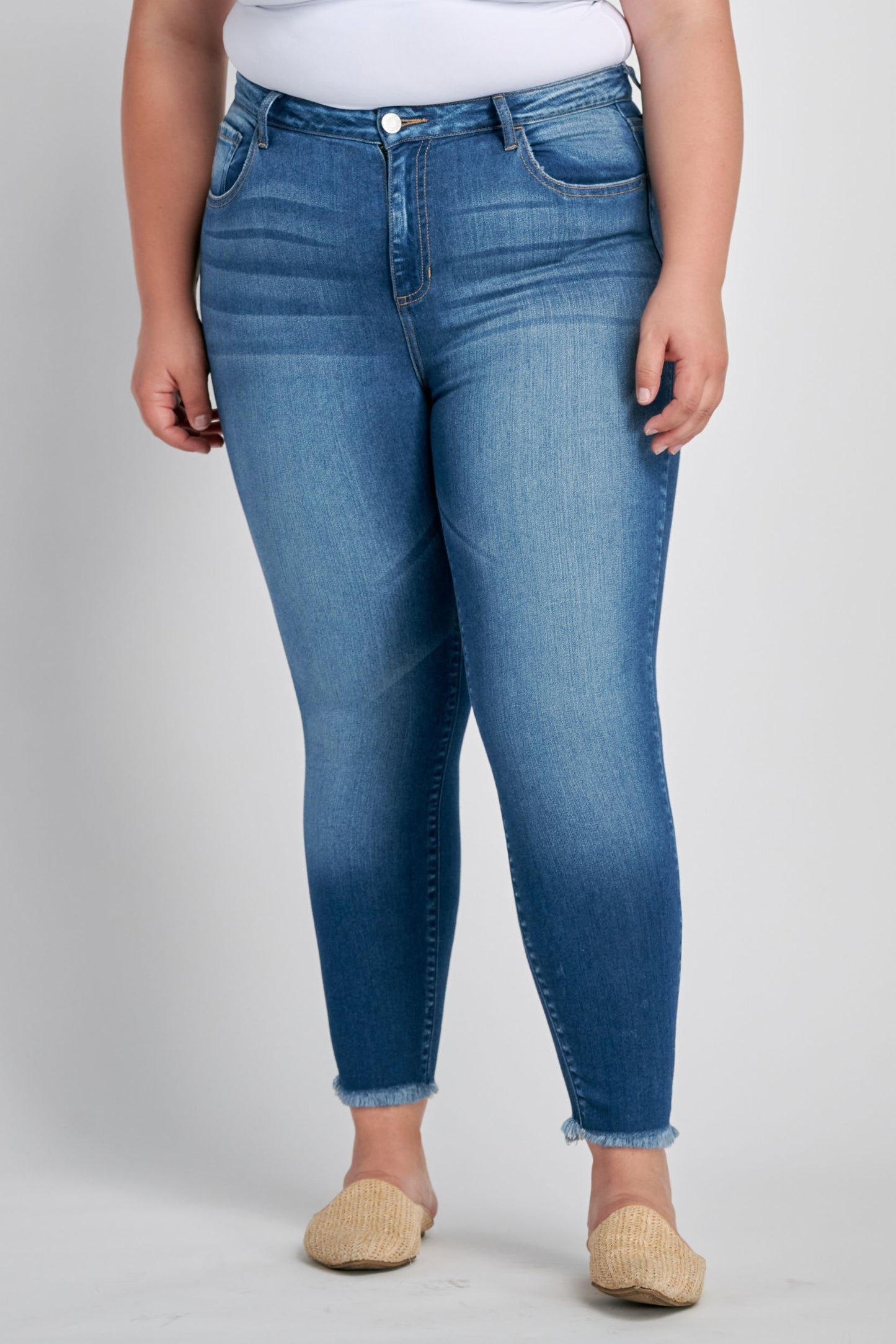 Pep in Your Step Mid Rise Skinny Jeans (size 1-22)