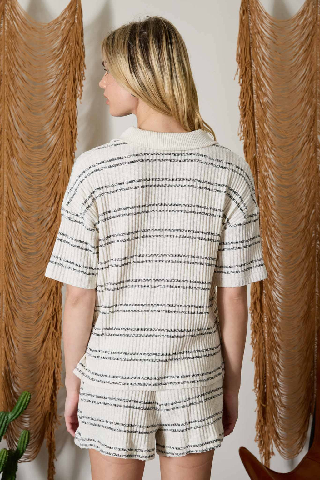 Marbled in Stone Knit Top