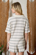 Marbled in Stone Knit Top