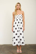 The Darling Dot Dress-BLACK