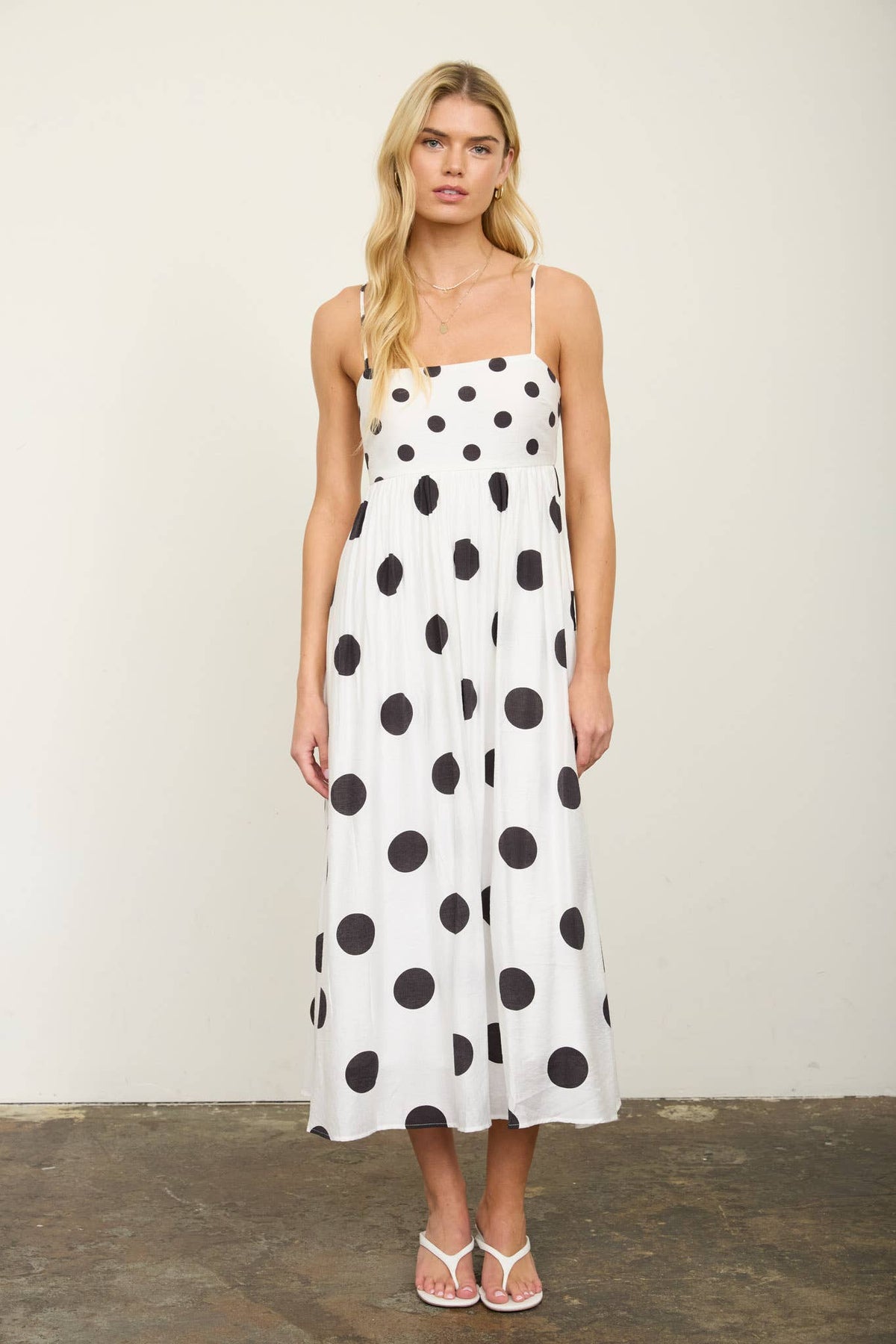 The Darling Dot Dress-BLACK
