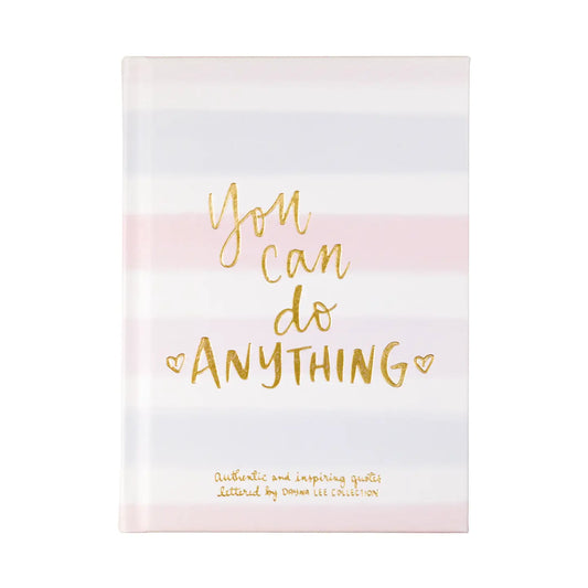 Motivational Hardcover Journal with Satin Ribbon