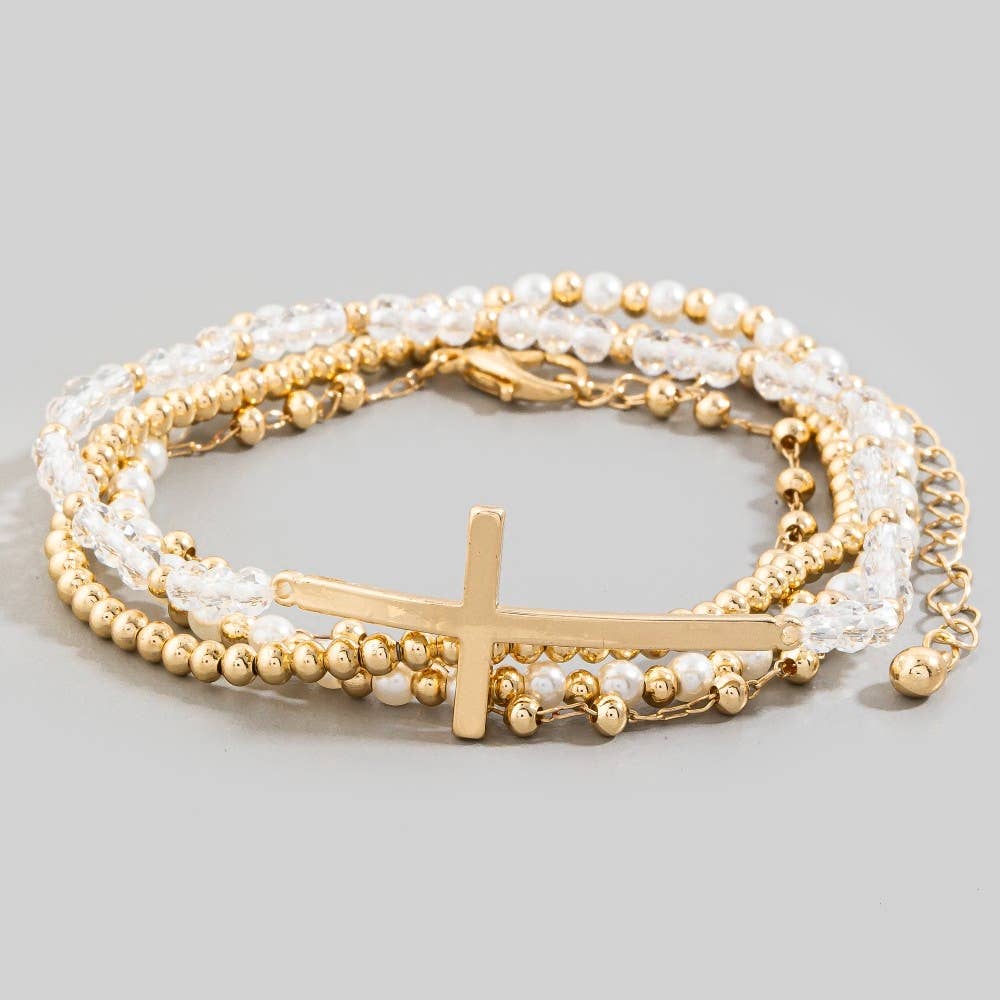 Calvary Cross Bracelet Set