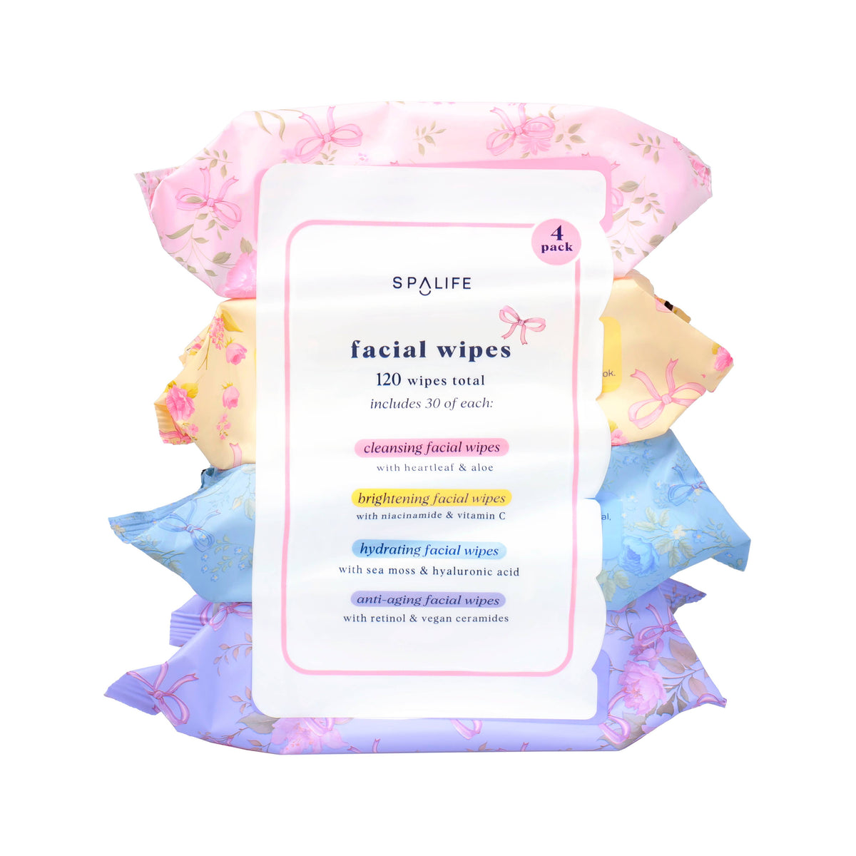 Skincare Makeup Remover Facial Wipes Multi-Pack
