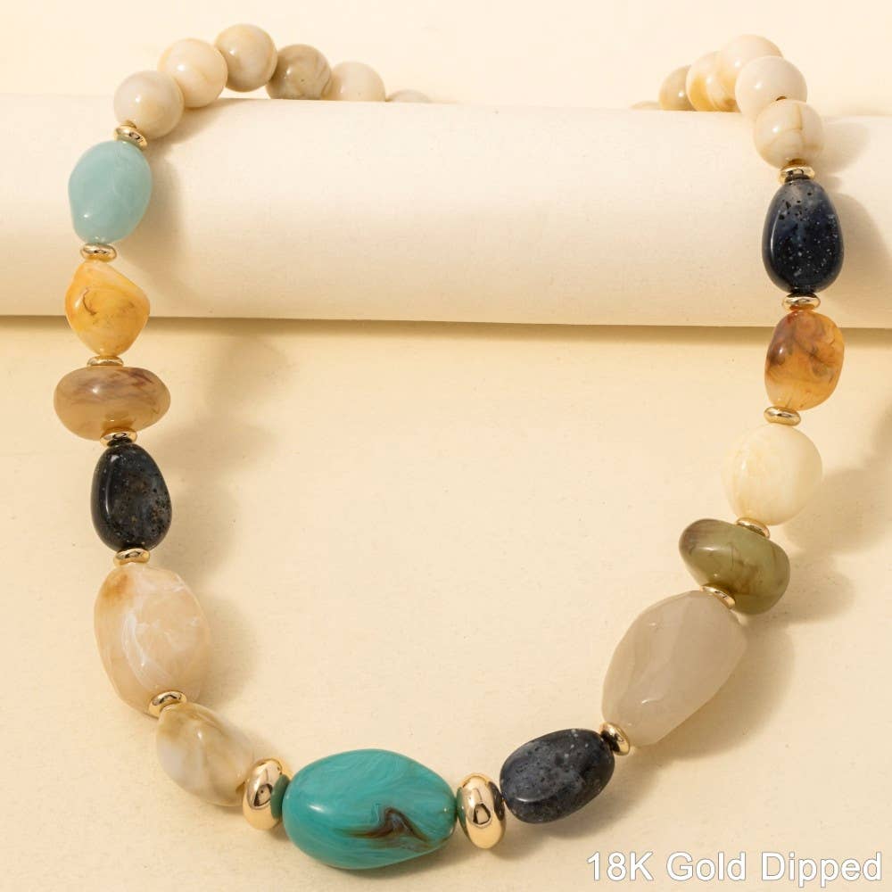 Pop Of Stones Necklace