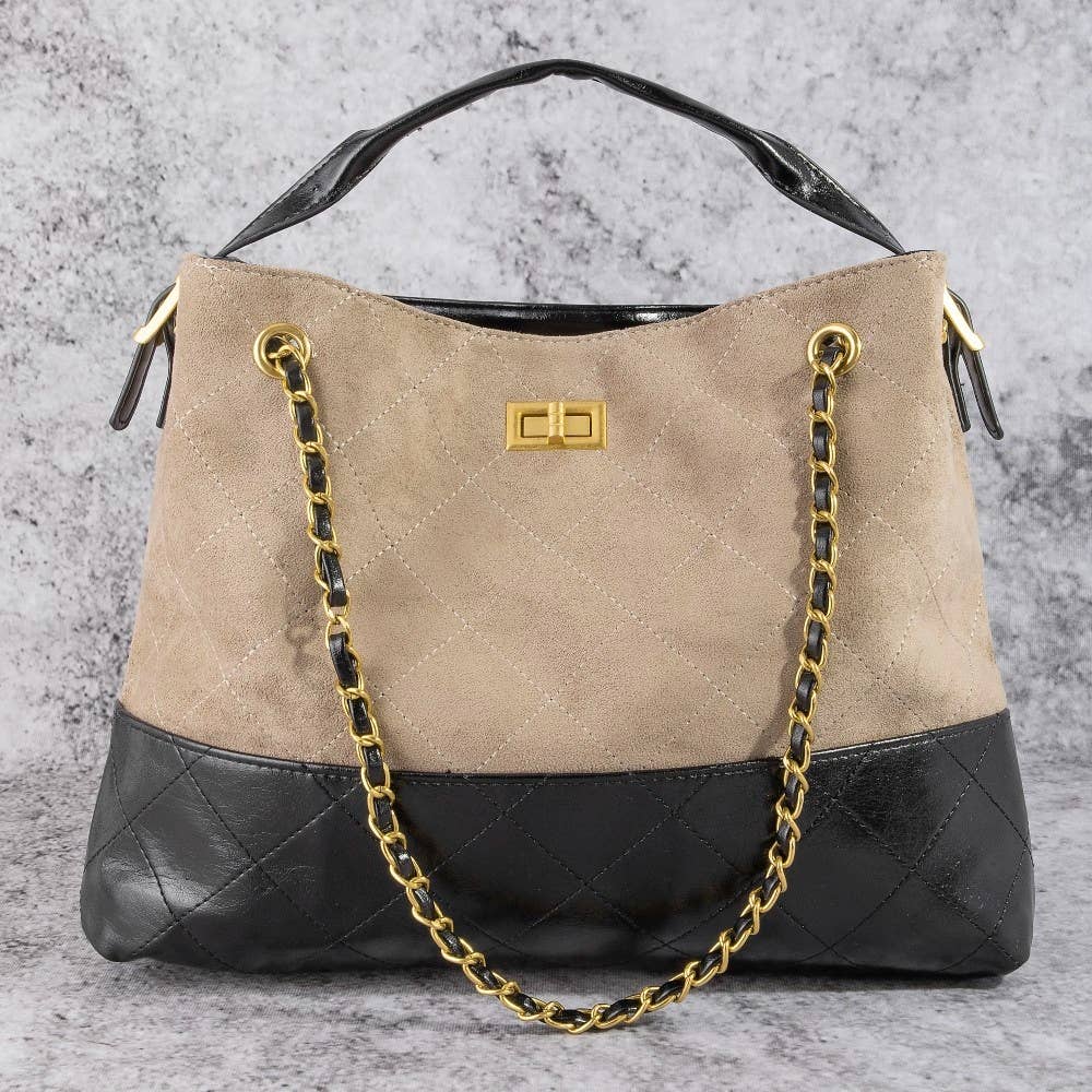 Quinn Quilt Tote Bag
