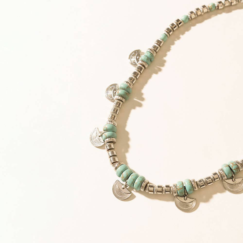 Santa Fe Moon Medallion Necklace