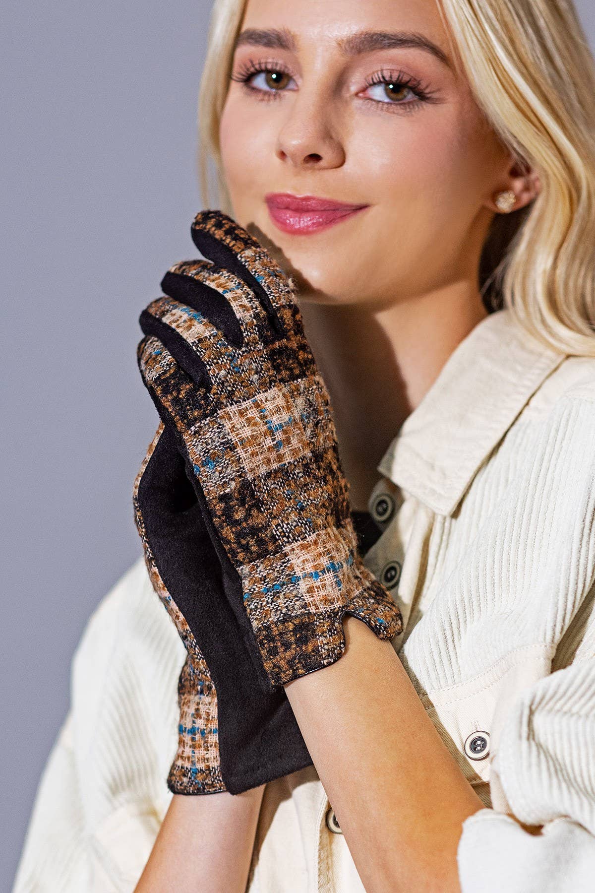 Trish Tweed Gloves (two colors)