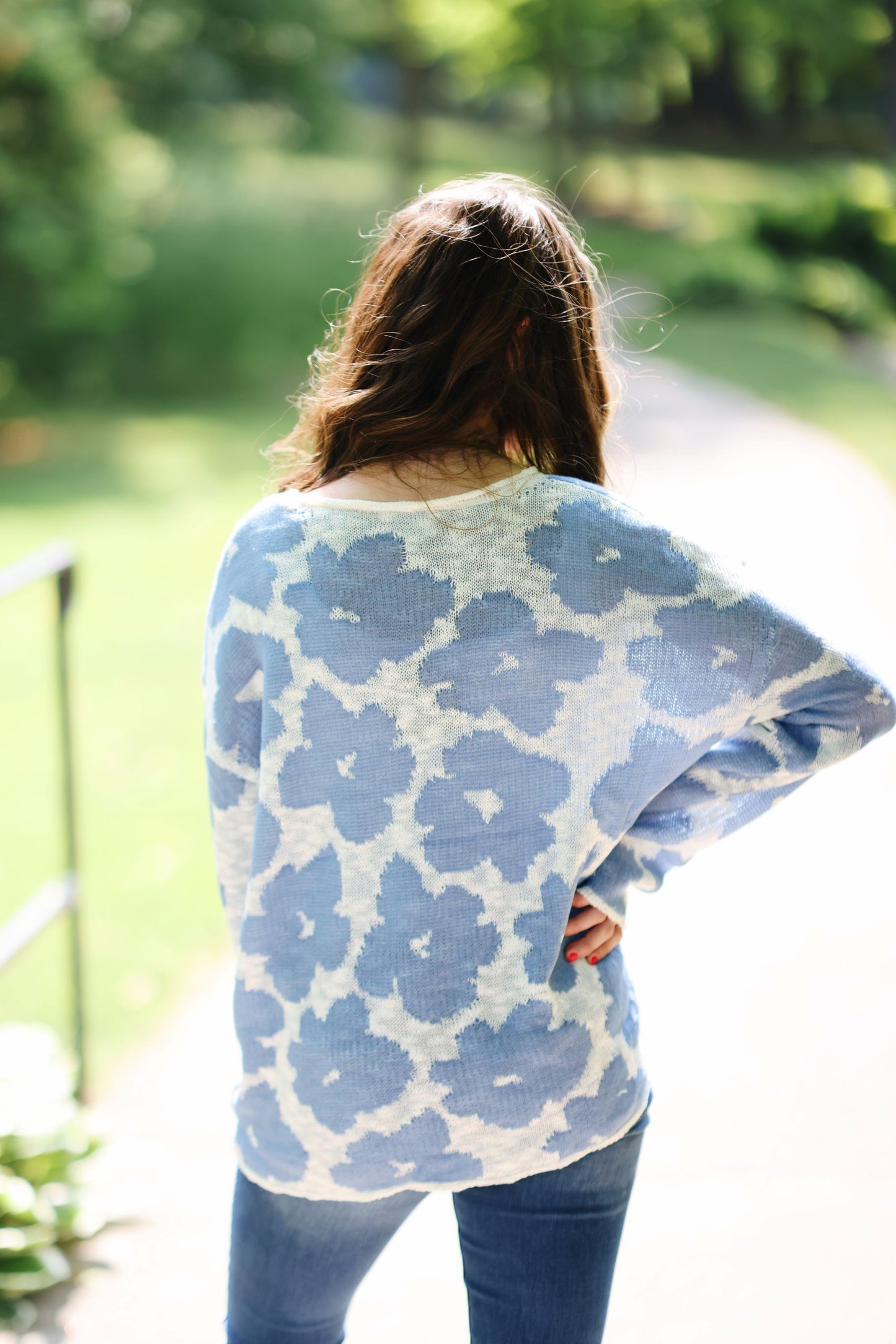 The Buckley Floral Sweater