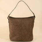 Simple Suede Square Shoulder Bag