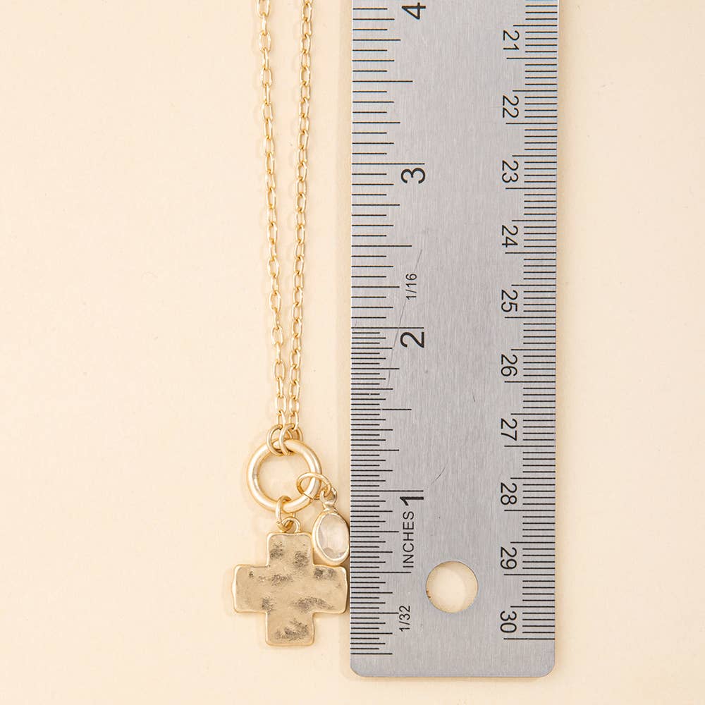 Cross & Pearl Necklace