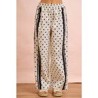 Dot About It Trim Lace Detail Pants (S-XL)