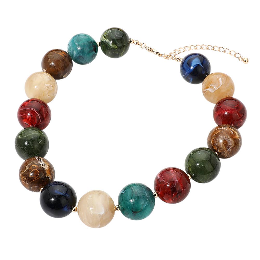 Fall Gumball Necklace